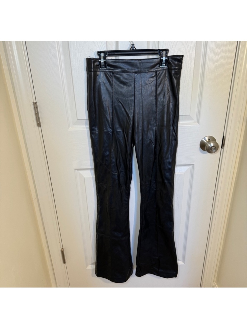 Princess Polly Black Faux Leather Pants